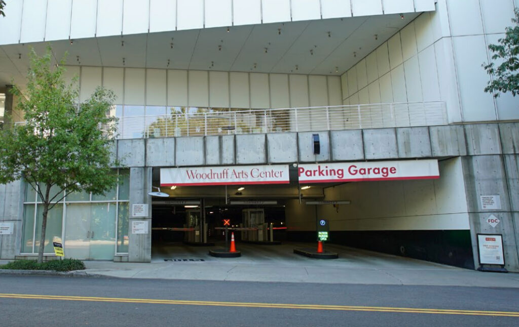 Woodruff Arts Center Parking Garage